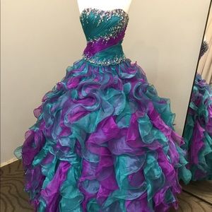 Disney Royal ball Quinceañera dress Jazmine